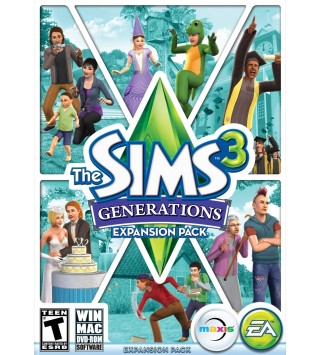 The Sims 3 + Generations Expansion Pack DLC Origin / EA app Key GLOBAL